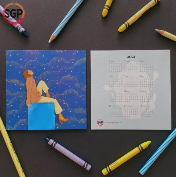 Salt & h2o SGP Envision 2021 Art Calendar Card