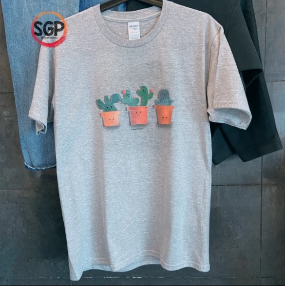 Salt & h2o SGP Love Grows Here Adult T-Shirt Grey